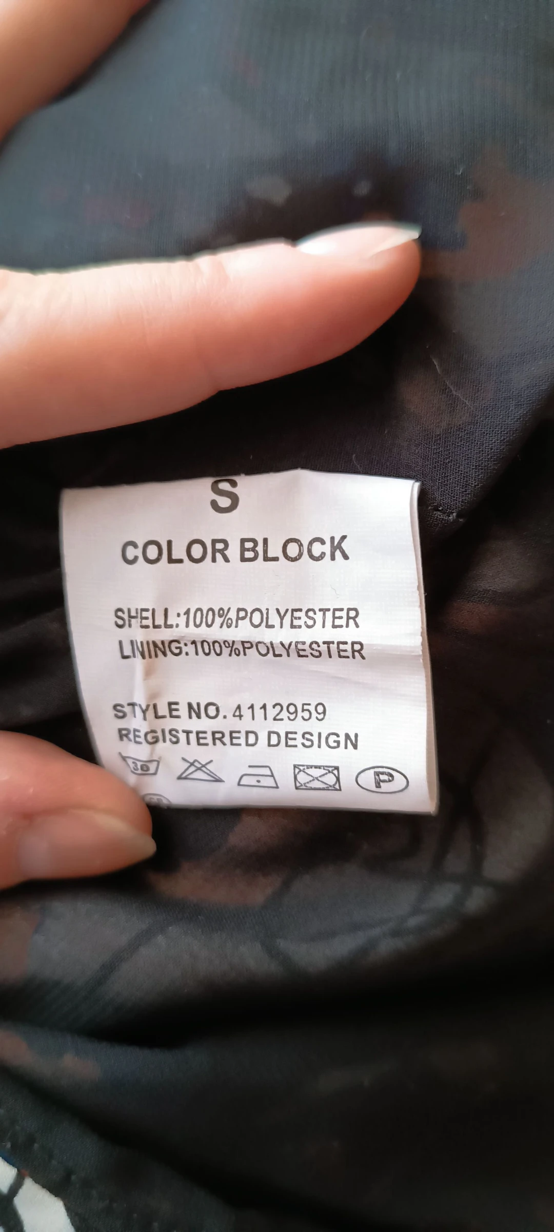 Colorblok jurk maat S – photo 12